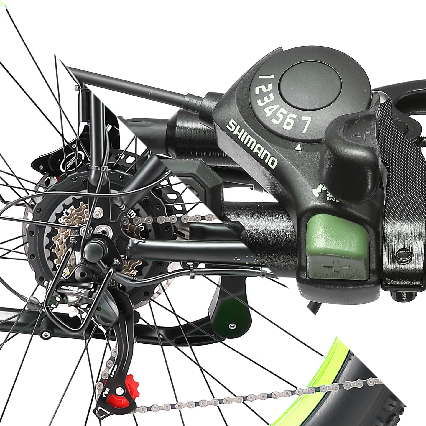 Dual Motor Electric Bike with 2×1000W Speed 50km/h