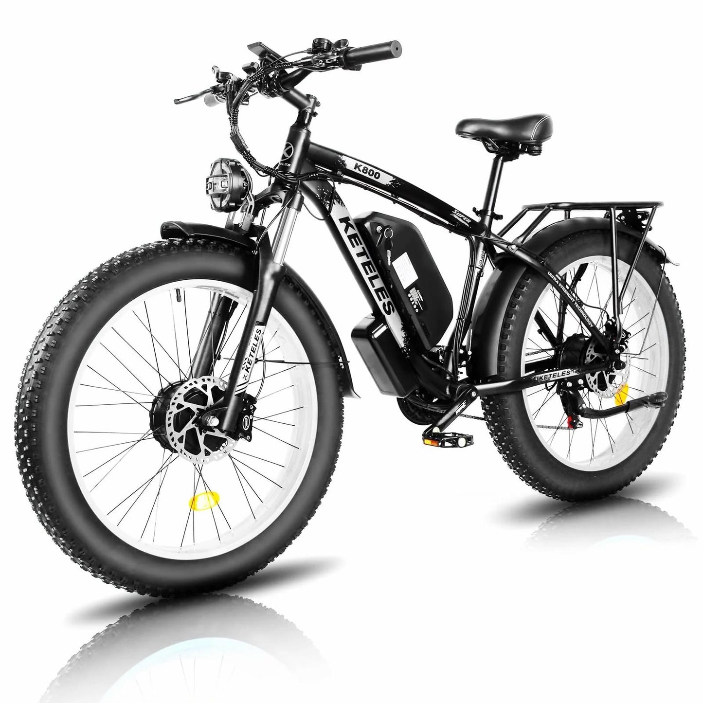 Dual Motor Electric Bike with 2×1000W Speed 50km/h
